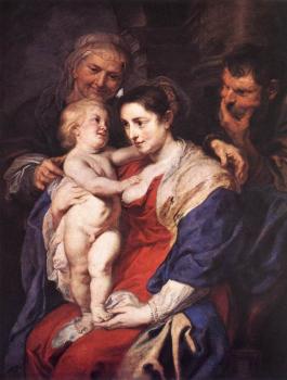 彼得 保羅 魯本斯 The Holy Family with St. Anne